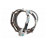 Navajo John Delvin Sterling, Turquoise Concho Belt