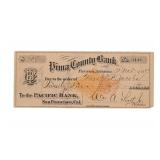 Mrs. Lionel Jacobs Signed Pima County Bank Note