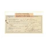 Sheriff C.S. Fly & JJ McClelland Signed Summons