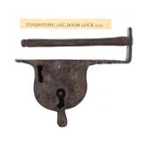 19th C Tombstone, A.T. Jail Door Locking Mechanism
