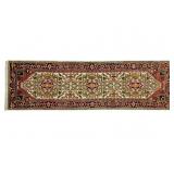Antique Serapi Persian Hand Knotted Wool Runner