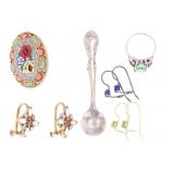 Sterling Silver Multi Gemstone Jewelry Collection