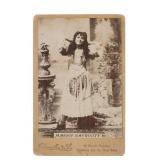 RARE Miss Bayrooty Circus Perfomer Cabinet Card