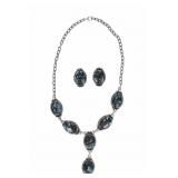 Navajo Eloise Richards Sterling Turquoise Necklace