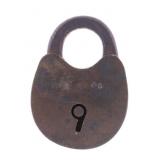 Bowie, A.T. Wells Fargo & Co. Brass Lock c. 1880