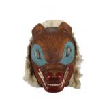 NW Coast Salish Polychrome Mahchka Mask c1940s