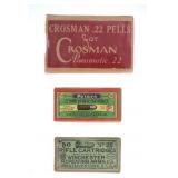 Early Winchester, Peters & Crosman NOS Ammo Boxes