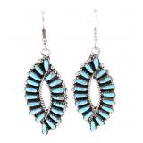 Navajo Tamara Benally Sterling Turquoise Earrings