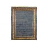 Vintage Indo-Persian Indian Mir Wool Rug 1960-70s