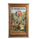 Diamond Dyes Mercantile Advertising Cabinet c1911