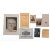 Wyatt Earp & Lawmen Ephemera ca. 1890-1900