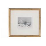 George Elbert Burr (1859-1939) "Evening, Arizona"