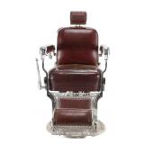 Vintage Koken Hydraulic Barber Chair, ca. 1940-50s