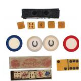 Tombstone Found Gambler Travelling Dice/ Artifacts