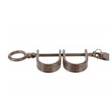 Yuma Territorial Prison Leg Irons, ca. 1876-1909