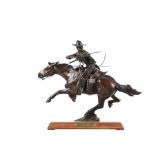 Con Williams "Desperado" Bronze Sculpture c. 1989