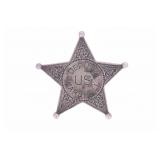 El Paso, Texas Sterling Deputy U.S. Marshall Badge