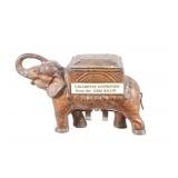 Gem Saloon Cast Iron Elephant Cigarette Dispenser