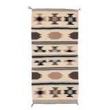 Navajo Gallup Trading Post Hand Woven Rug c. 1940s