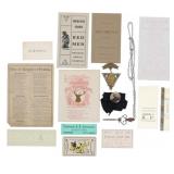 Tombstone Masonic / Club Ephemera 1880-1900s