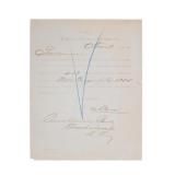 US Mint 1881 & Tombstone Signed Letter