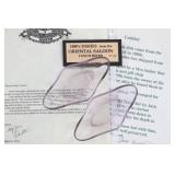 Ca. 1880s Oriental Saloon Purple Hue Oyster Dishes