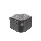 Victorian Era Black Forest Leather Collar Case