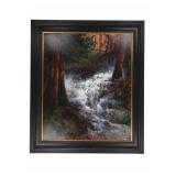 20th C. Montana, Jerolyn Dirks "Spring Runoff" Oil