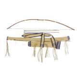 Southern Plains Bowcase, Quiver, Bow & Arrows