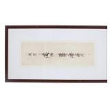 Joel Ostlind (b. 1954) Caravan Silhouette Etching