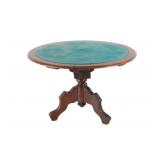 Ca. 1870 Gambling Walnut Steamboat Poker Table