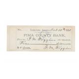 Bank Note NINE DAYS Before O.K. Corral Shooting