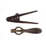 19th C. Tombstone, A.T. Shotgun Primer & Mold