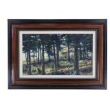 Robert Krieg (1948-2012)  Framed Acrylic on Board