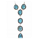 Navajo B. B. Tsosie Sterling & Turquoise Necklace