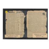 Rare Weekly Commercial Advertiser Tombstone 1882