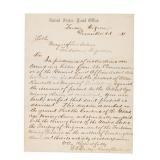 1881 Bailey to John Clum Gilded Age Mine Dispute