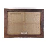 Rare First Issue Tombstone Epitaph Paper 1880