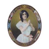 Ca. 1890 Julia Marlowe Advertising Serving Tray