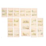 George Catlin Hand Tinted Native American Etchings