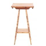 Antique Bobbin-leg Parlor Side Table ca. 1850-1900