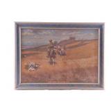 C.M. Russell "When Wagon Trails Were Dim" Print