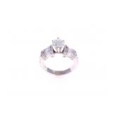Elegant VS2 Diamond 2.00 cts. 18K White Gold Ring