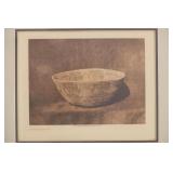 Ca. 1924 E.S. Curtis The Hunting Basket on Vellum