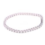 Elegant  Diamond 7.48 cts. 14K White Gold Ring