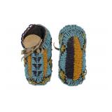 Northern Cheyenne Fully Beaded Moccasins ex-Cowans