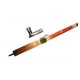 Ca. 1860-1870 Cheyenne Inlaid Pipe & Quilled Stem