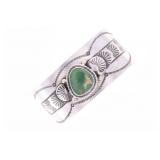 Navajo Royston Turquoise Pawn Bracelet - Signed