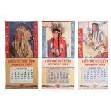 Winold Reiss GNRR Calendars 1951, 1952 & 1955
