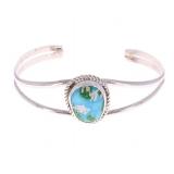 Navajo Sierra Bella Turquoise Bracelet -Tsosie